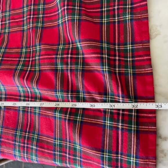 JANIE & JACK Bradbury Red Tartan Good Night Holiday Tartan Nightgown 12 - Picture 13 of 14